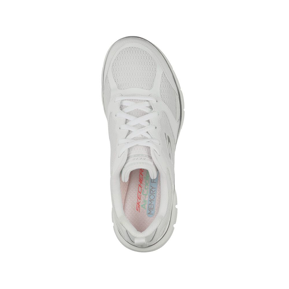Skechers FLEX APPEAL 4.0 ACTIVE FLOW - Chaussures fitness Femme white
