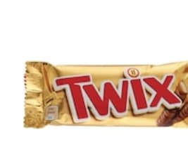Chokoladebar Twix, 50 g, pakke a 32 stk.