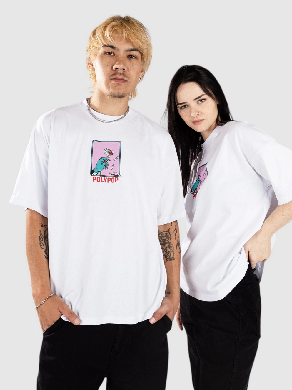 Polypop Love Me Not T-Shirt white