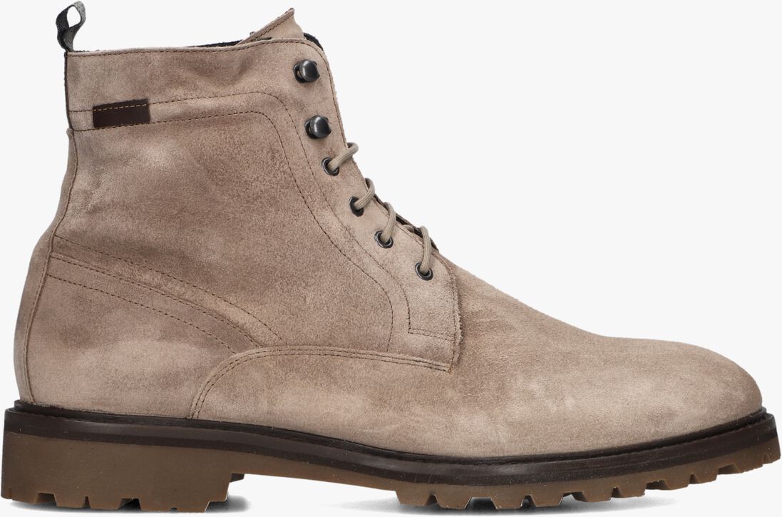 taupe floris van bommel veterboots sfm-80033 sturdi