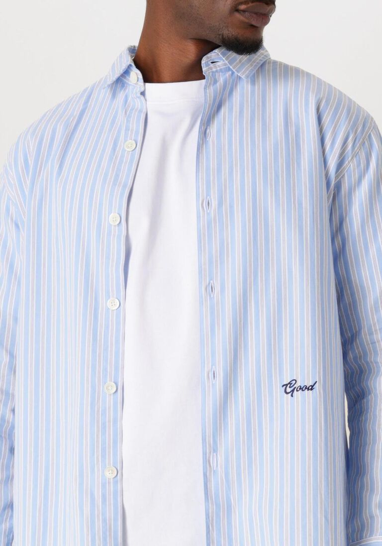 lichtblauwe the goodpeople casual overhemd sogood