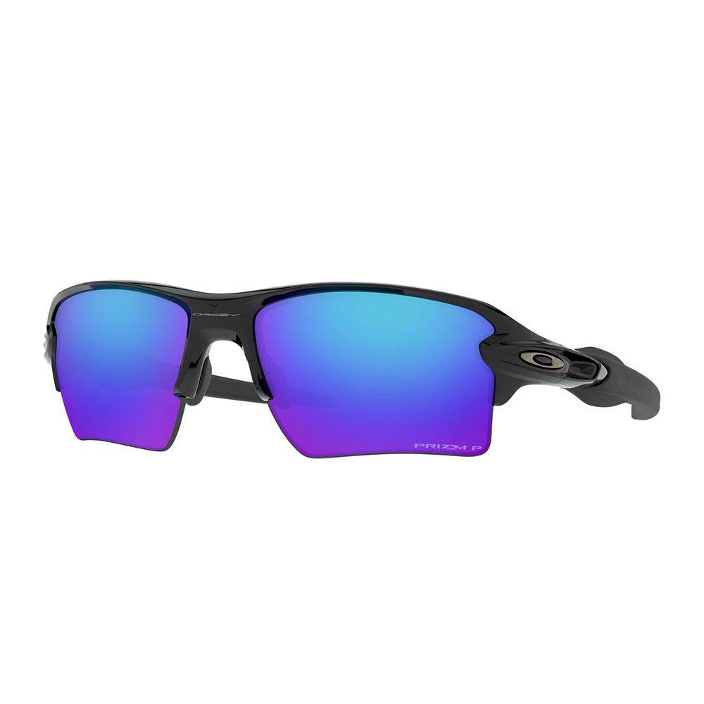 Oakley FLAK 2.0 XL - Lunettes de soleil polarisés polished black/prizm sapphire iridium