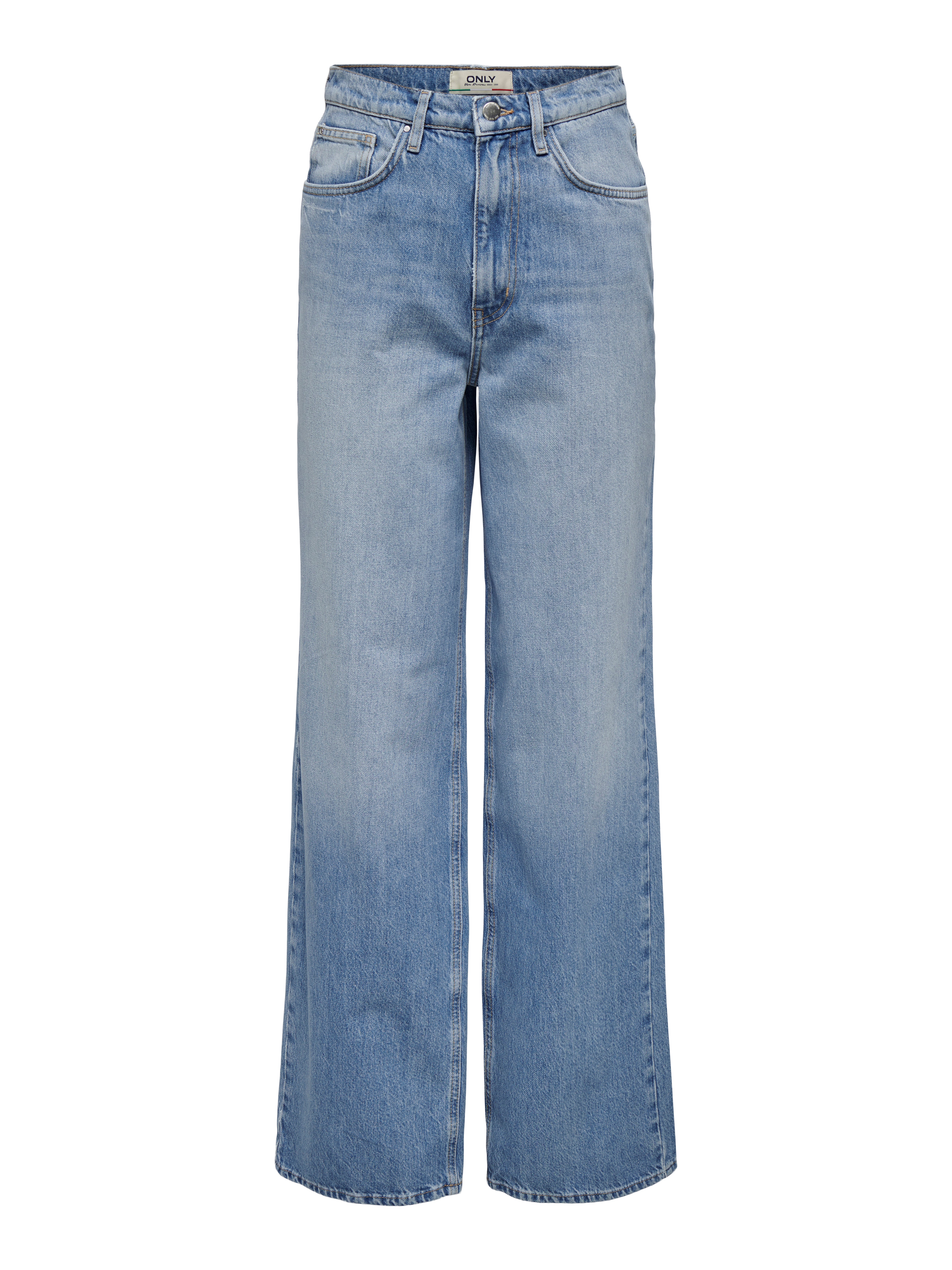 ONLHOPE Hohe Taille Weiter Beinschnitt Jeans Medium Blue Denim