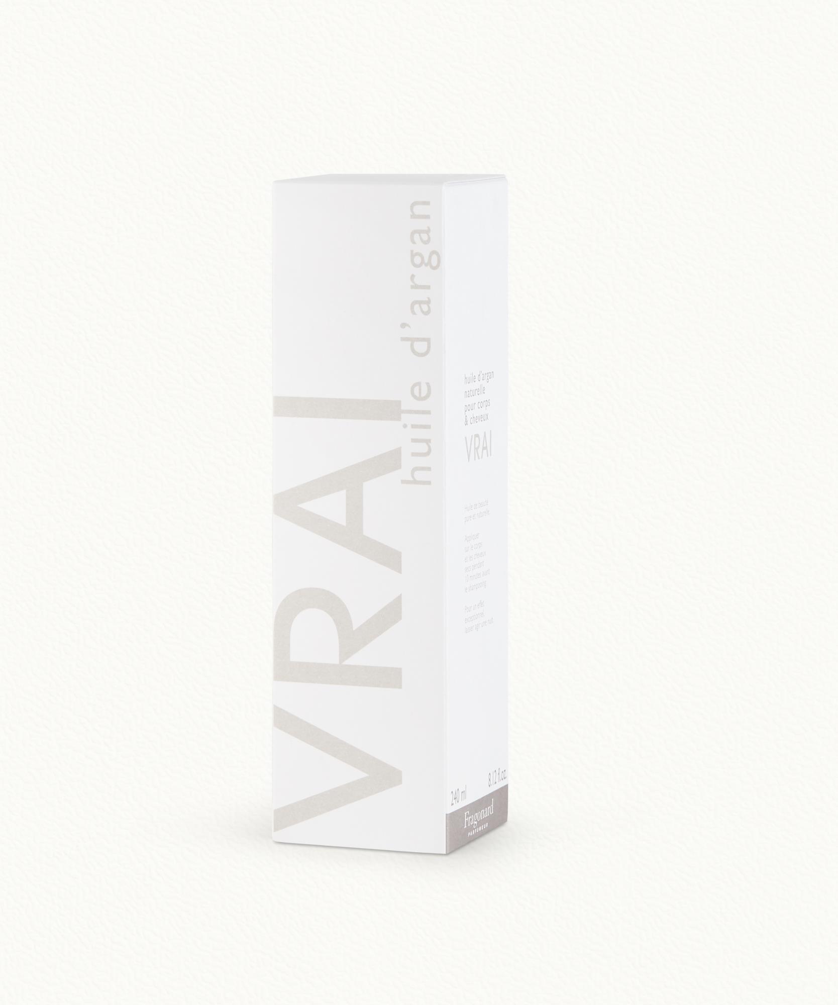 VRAI  Huile d'Argan naturelle pour le corps & les cheveux - 240ml