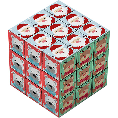 Rubiks juleterning - flere varianter - assorteret