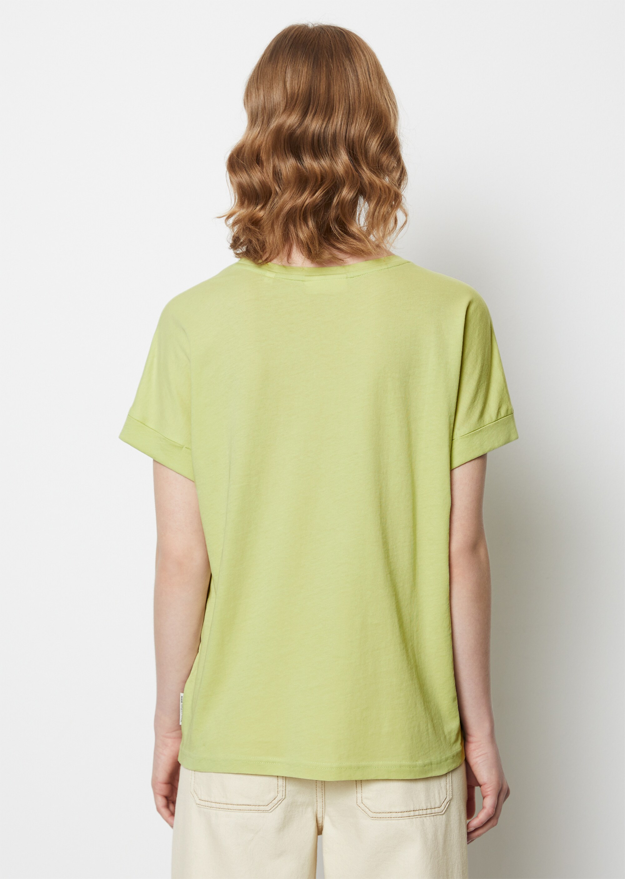 T-Shirt regular mit fixiertem Ärmelaufschlag