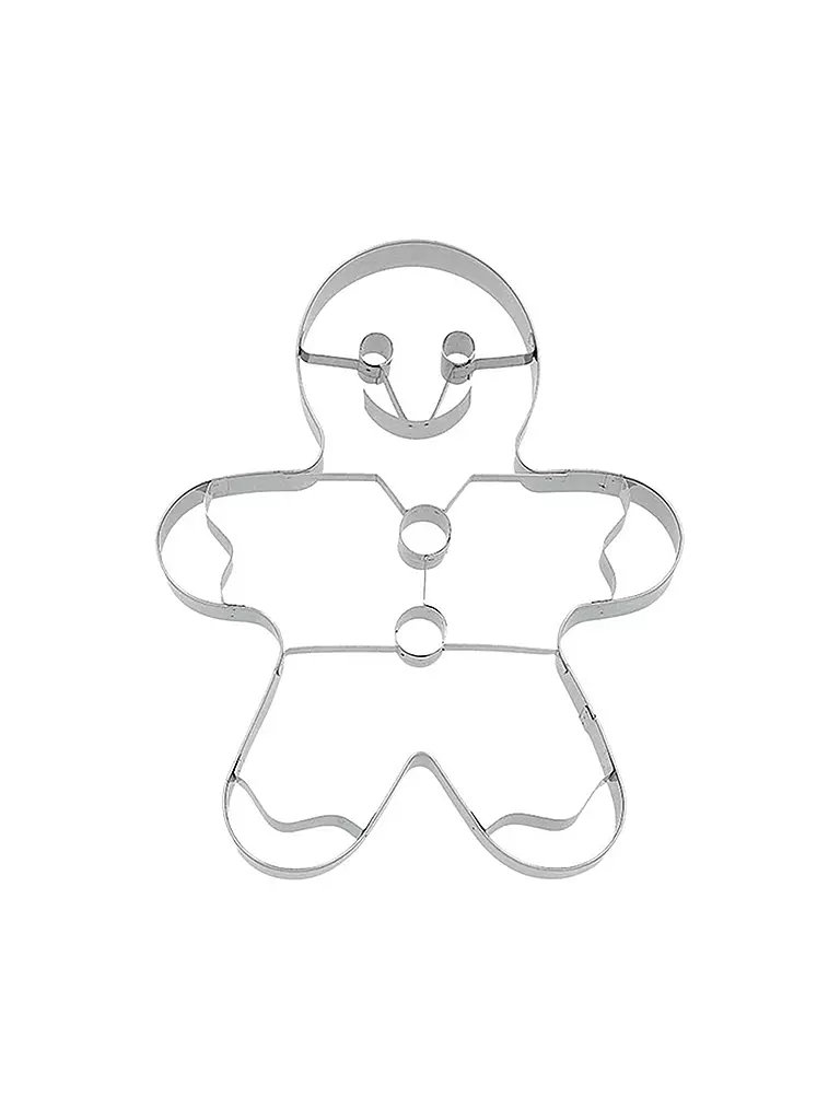 RBV BIRKMANN XXL-Lebkuchenmannform silber