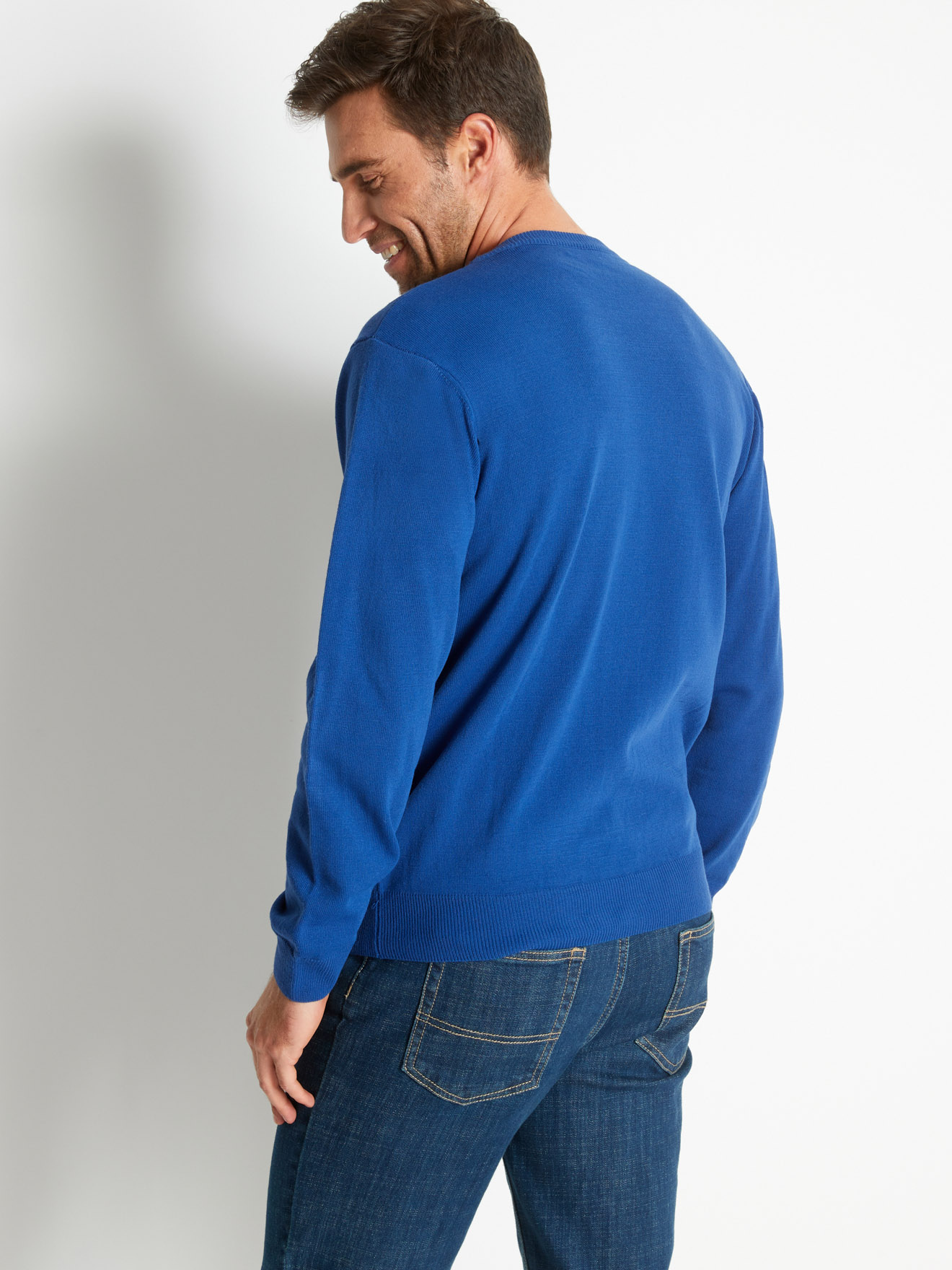 Pull encolure ronde, 100% acrylique