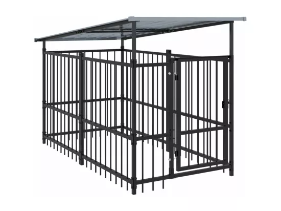 Chenil cage enclos pac noire 103 x 198 x 128 cm 02_0041730