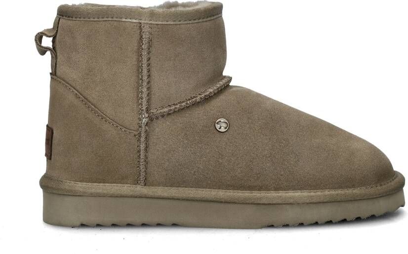 Warmbat Australia Wallaby suède enkelboots kaki