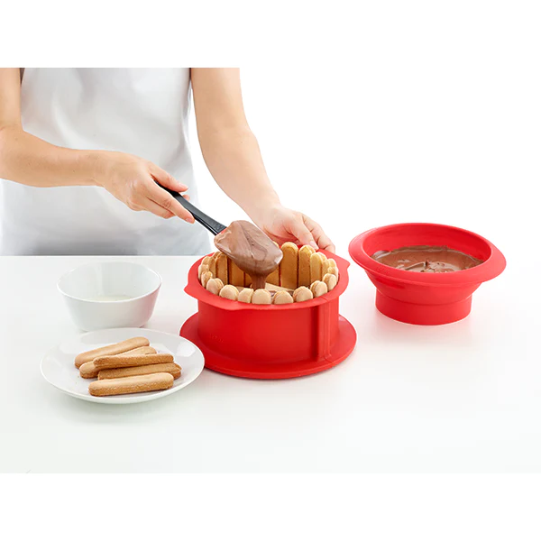 Moule à charlotte démontable en silicone Lékué