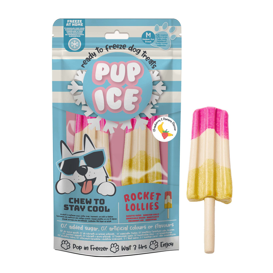 PUP ICE ROCKET MORANGO E PLANTA 2 unidades 90g (12)