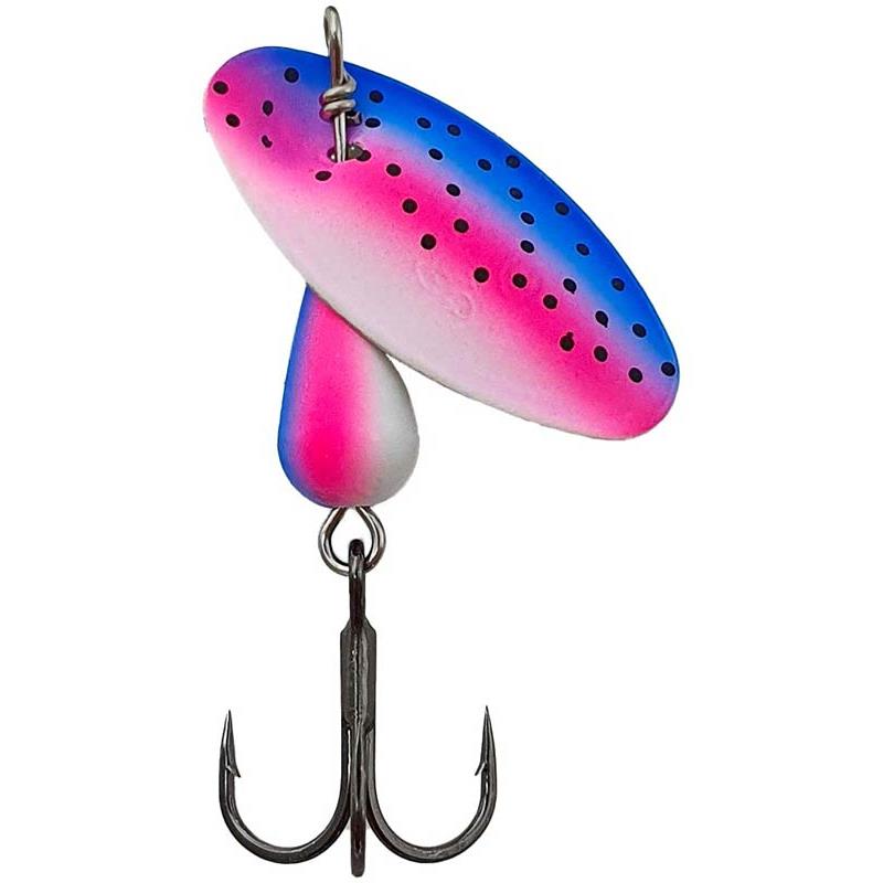 Cuiller Tournante Suissex Cicada Uv Mat Rainbow Trout
