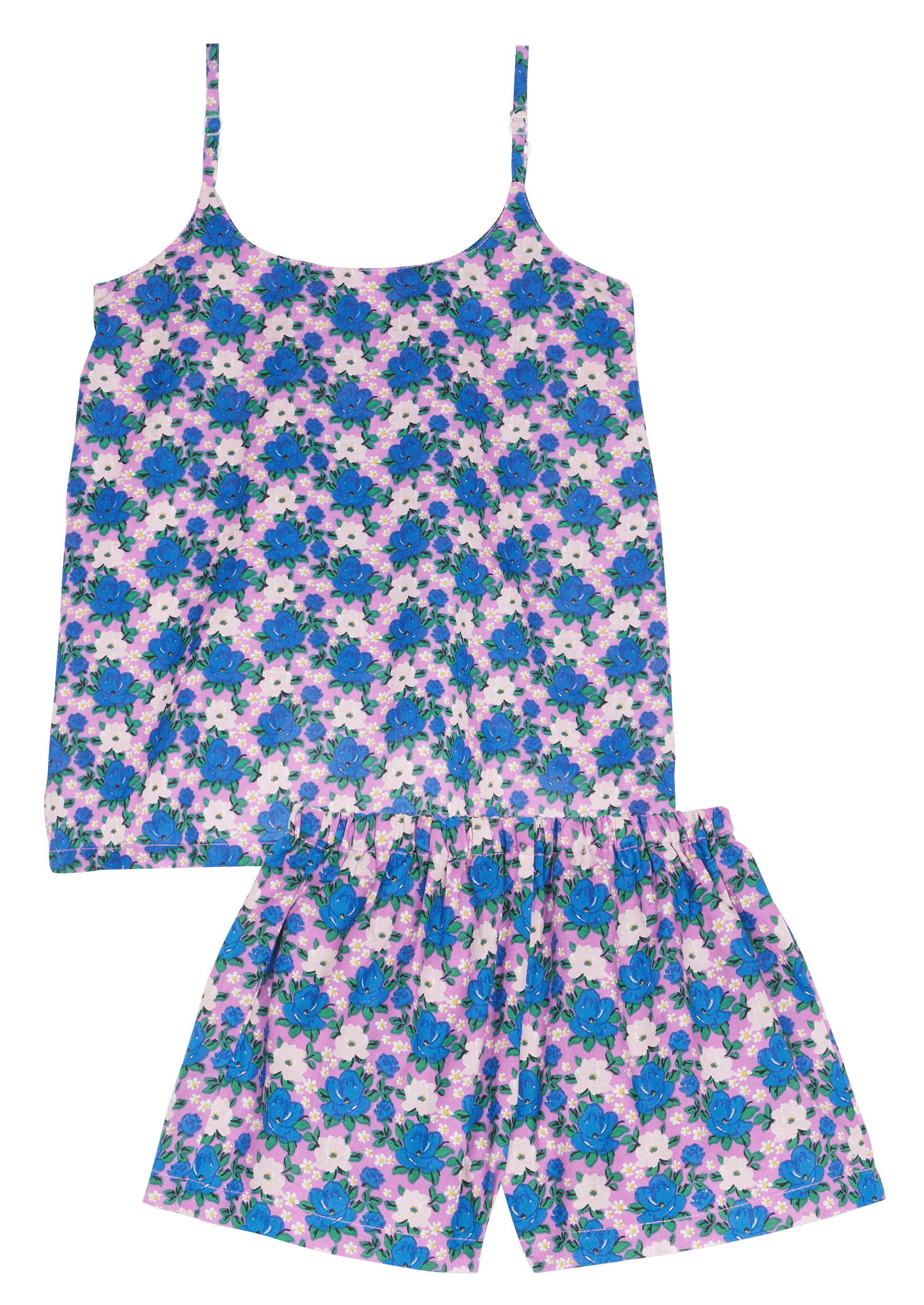 PYJAMA - Pyjama imprimé en coton| Bleu