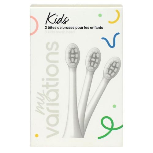 3 Têtes de Brosse White - Enfant