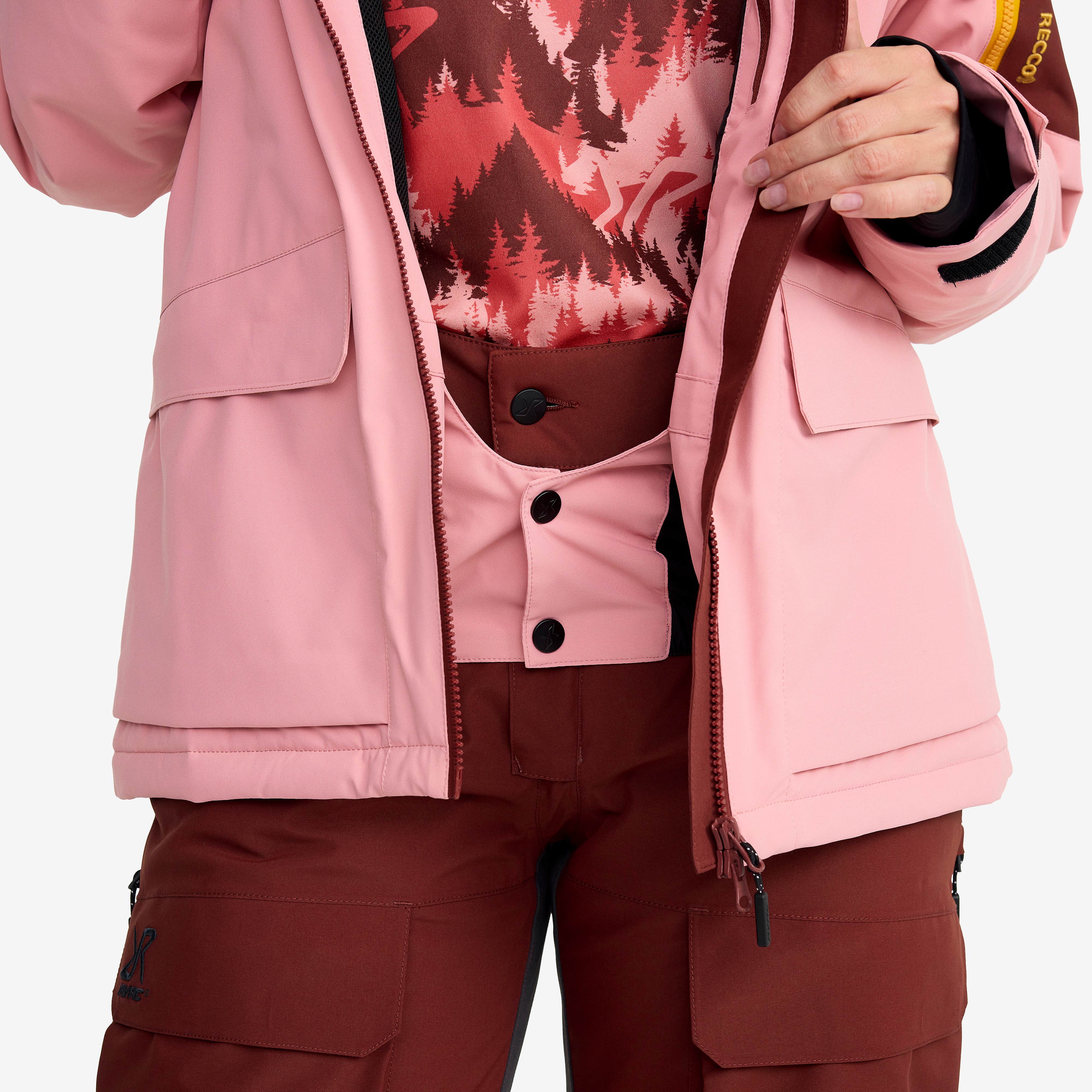 Halo 2L Insulated Ski Jacket Dame Blush