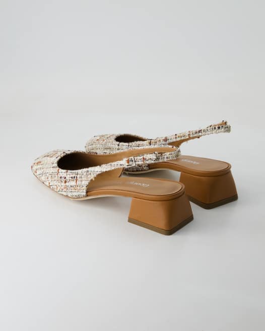 George Watts N2108-404 Slingpumps in Braun