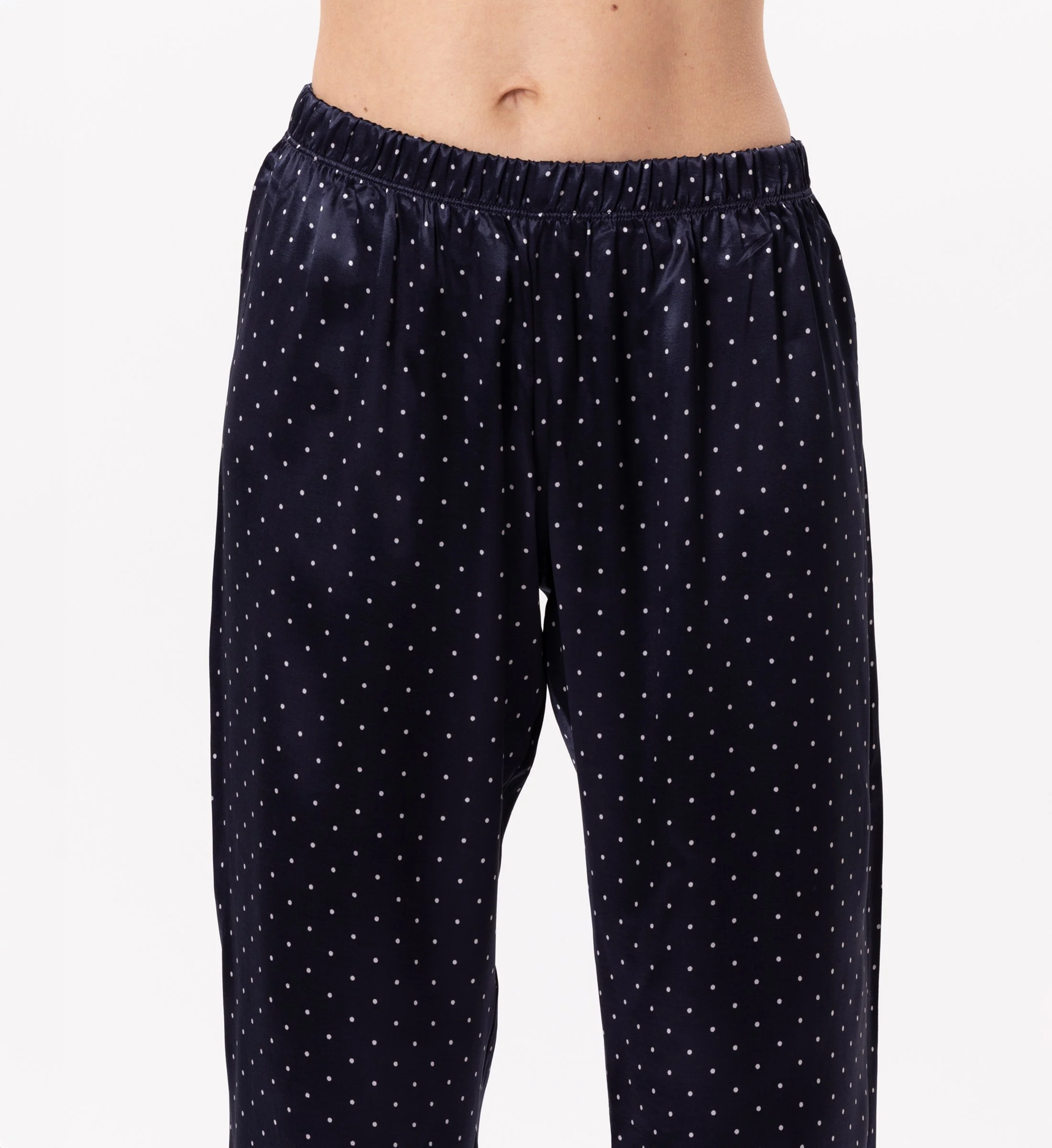 Caraco pantalon en viscose | Bleu