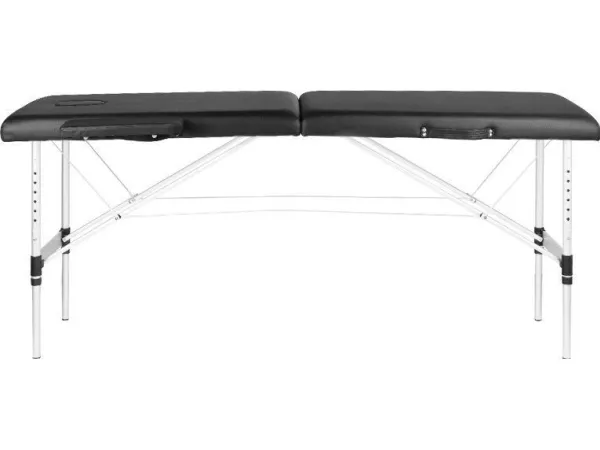 Activeshop sammenklappelig massagebriks ALUMINIUM COMFORT ACTIV FIZJO 2 SEGMENTER SORT