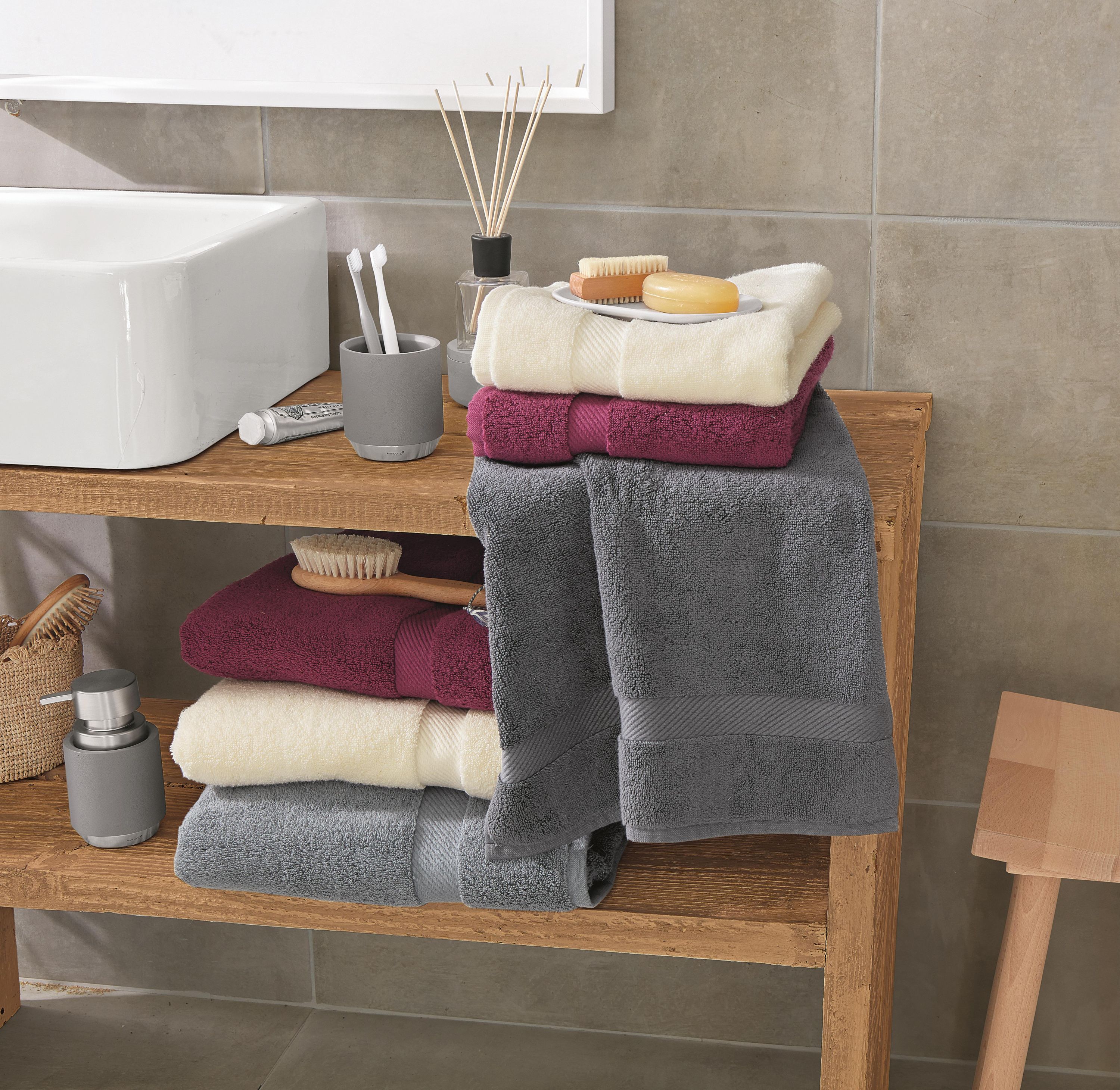 Handtuch anthrazit