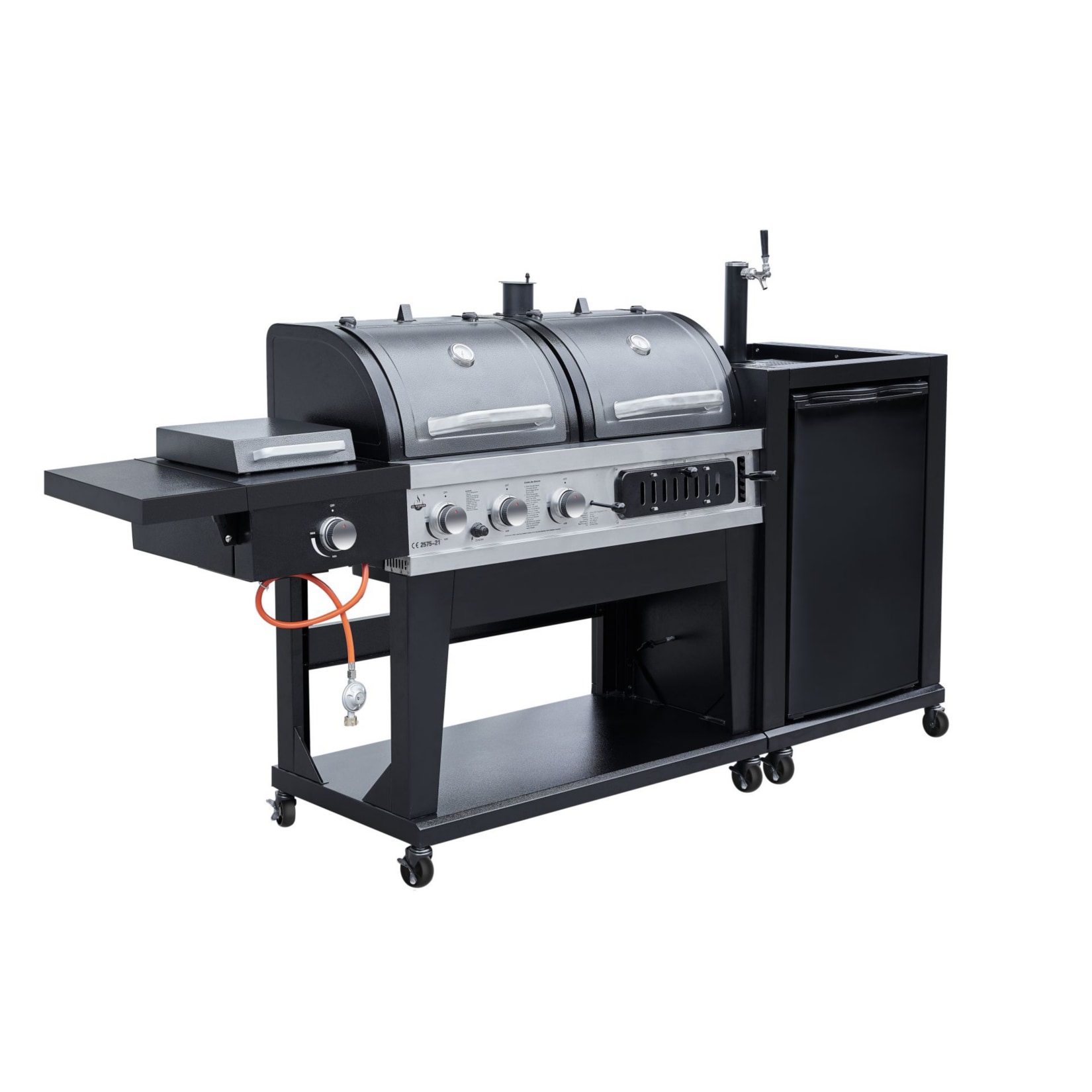 El Fuego® Kombigrill 3-in-1 mit Bierkühler und Zapfanlage