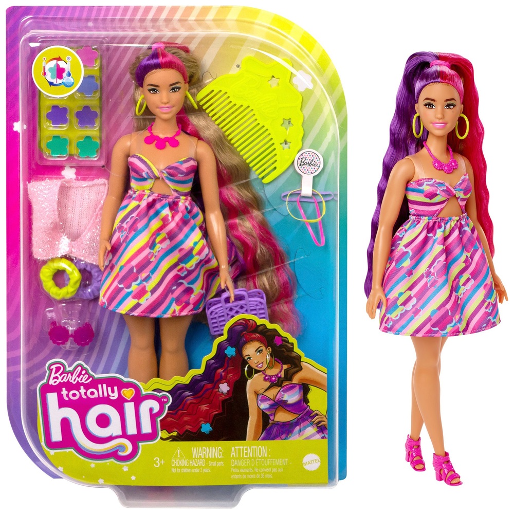 Barbie Totally Hair Flower Puppe und Zubehör