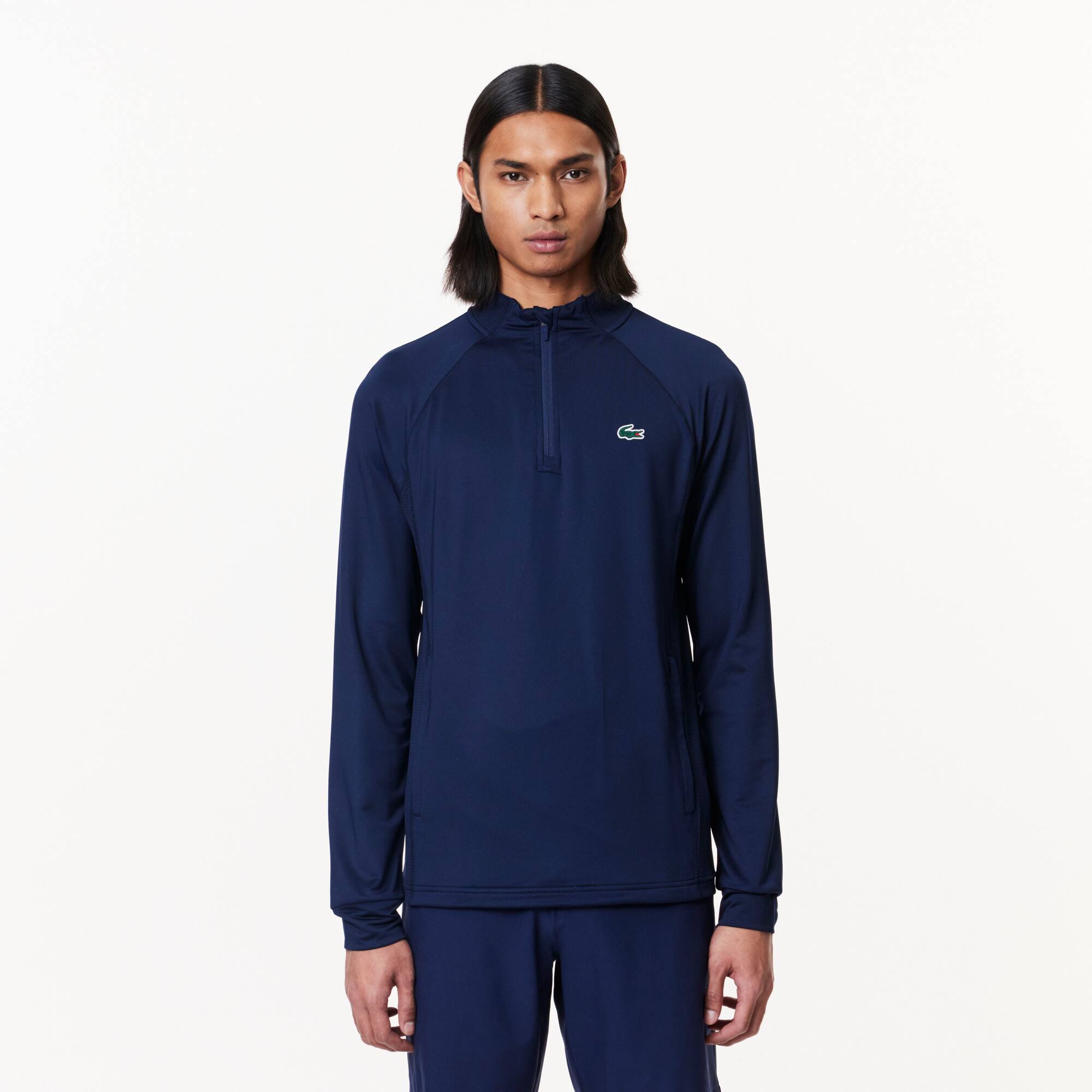 Herren LACOSTE GOLF Sweatshirt mit Rundhals mit Einsatz Sweatshirts - Blau - Lacoste - Herren