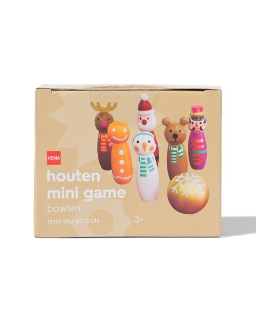 mini jeu de bowling de Noël