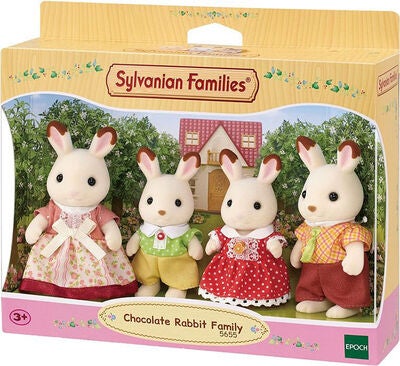 Sylvanian Families Figursett Kaninfamilie Sjokolade