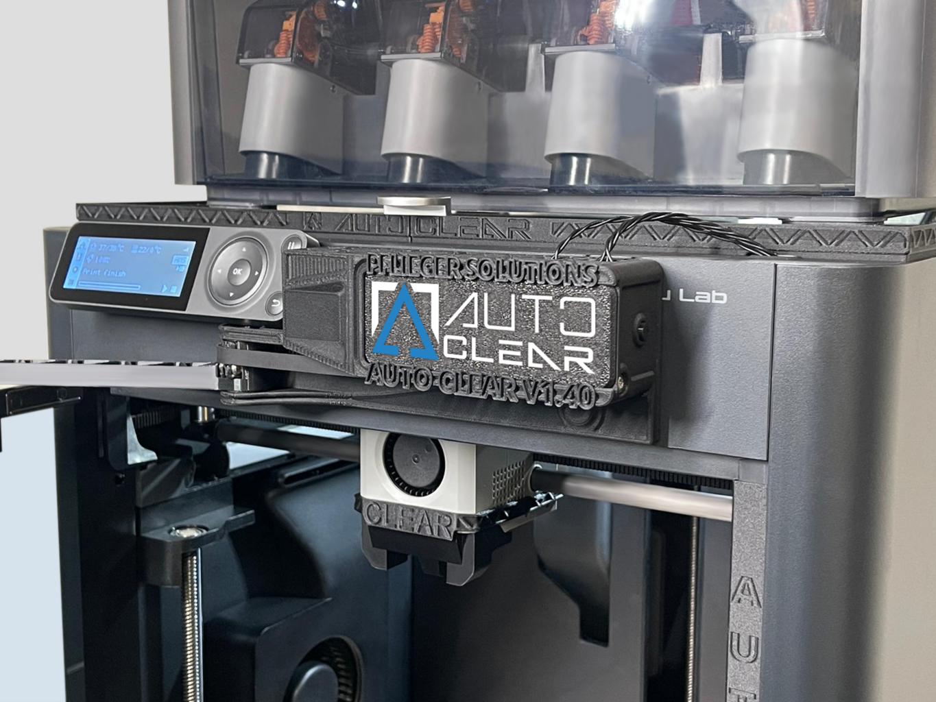 Pflieger Solutions  AutoClear One    Smartes Upgrade zur Automatisierung deiner Bambu Lab Druckprozesse!