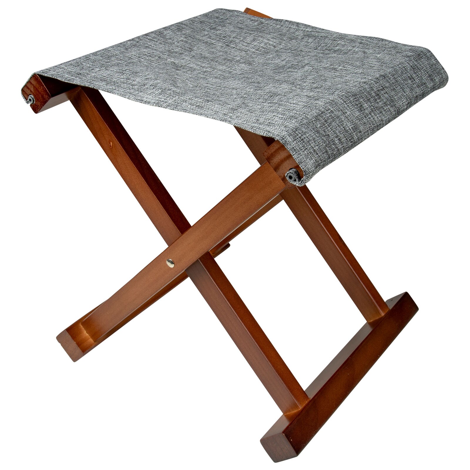 BO-CAMP Klapphocker Brentford Retro Campinghocker Falthocker Hocker Holz 100 kg