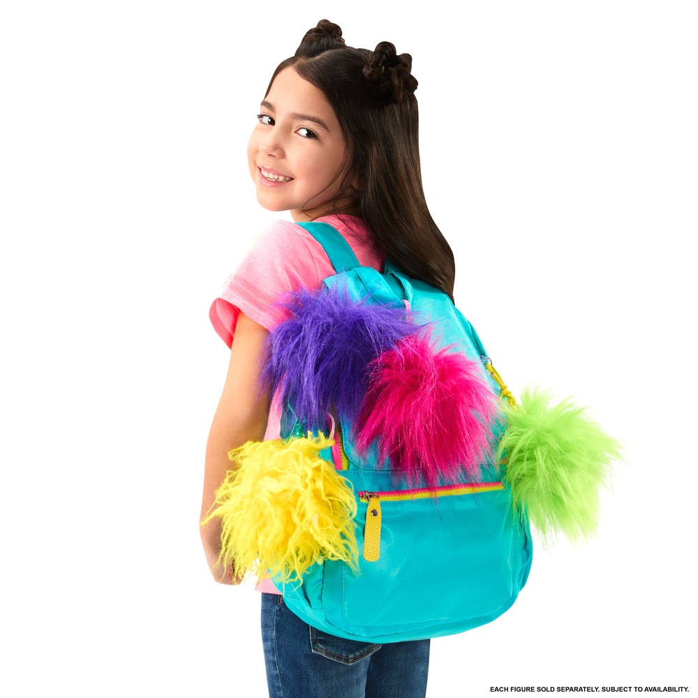 Trolls 3: Zusammenhalten – Regenbogen-Pompons-Schlüsselanhänger-Sortiment