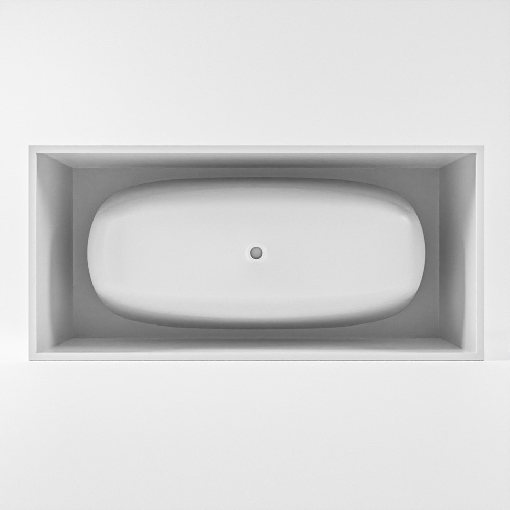 Mondiaz Freeze vrijstaand bad 180x85cm kleur cale/talc