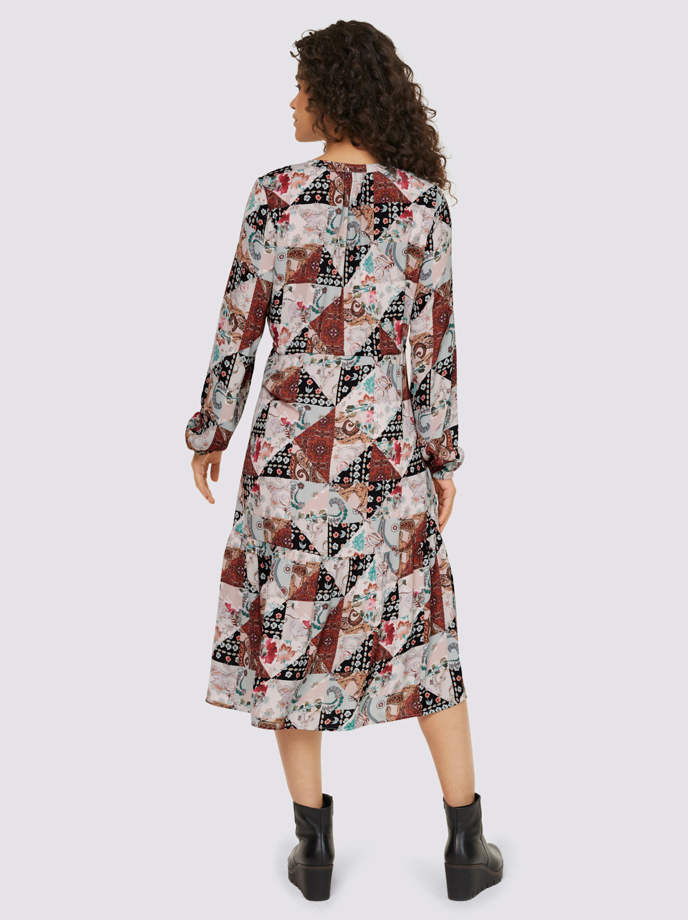 Druck-Kleid