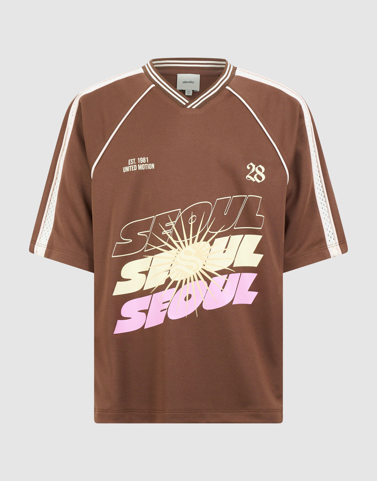 Oversized Fit Seoul Baseball T-shirt Bruin