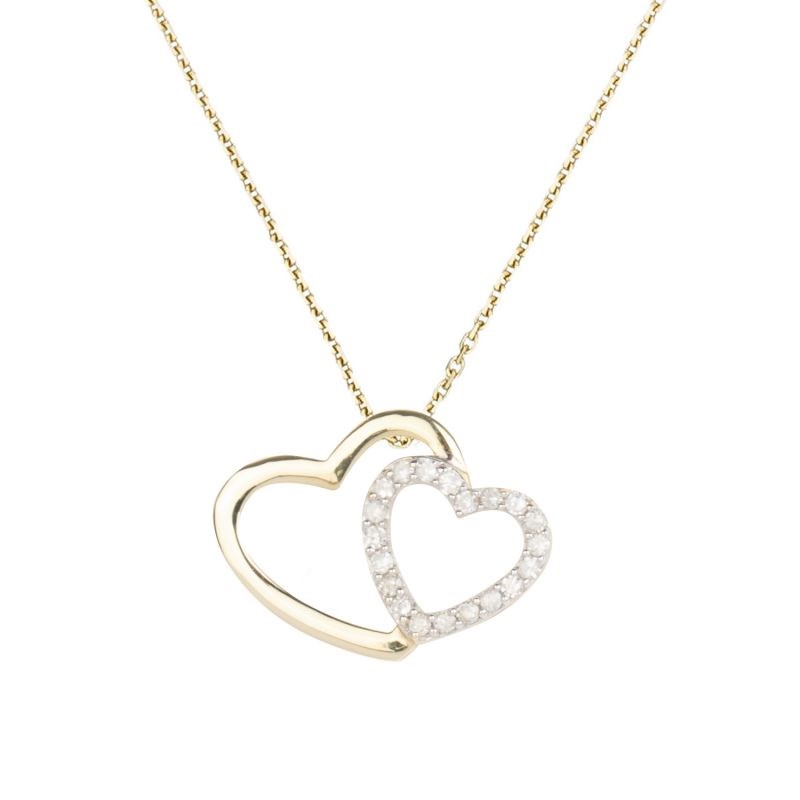 Pendentif coeurs 