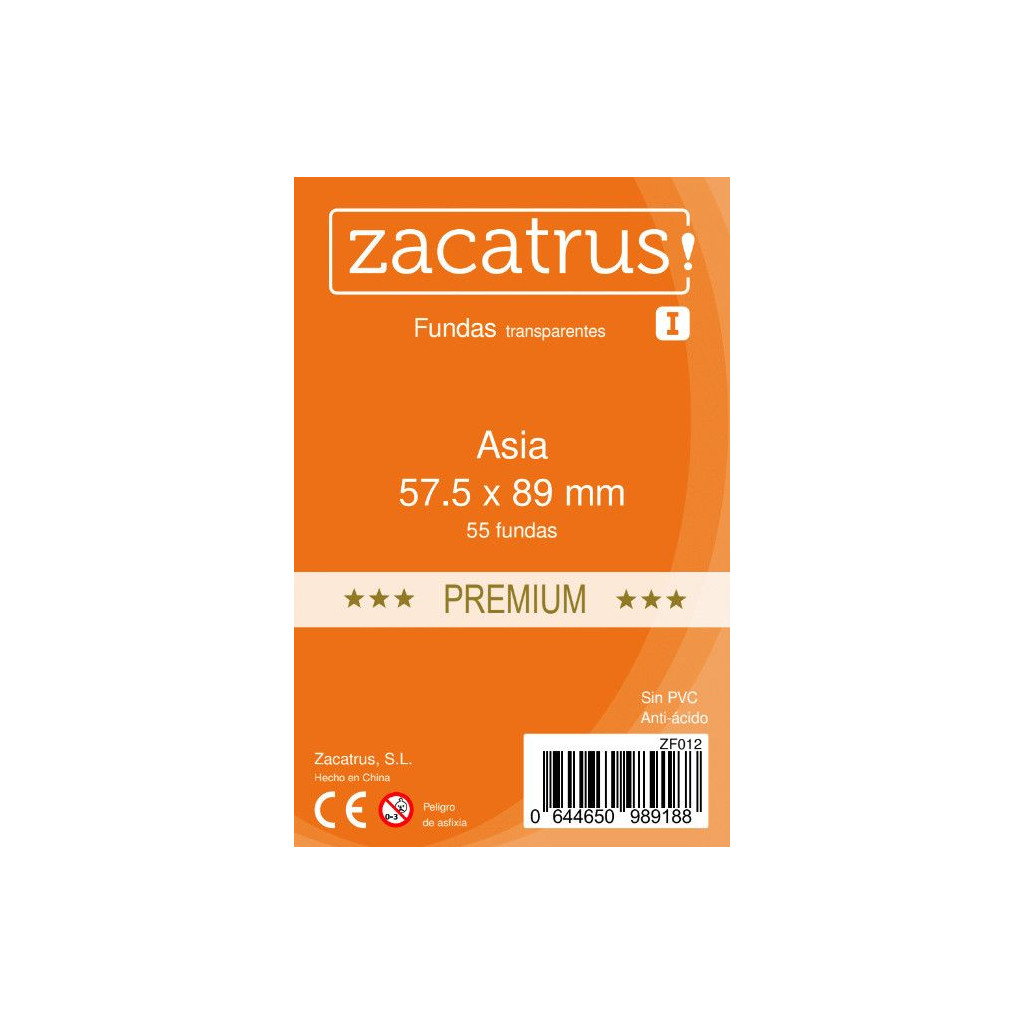 Protège-cartes Zacatrus Asia Premium (57,5 mm x 89 mm)