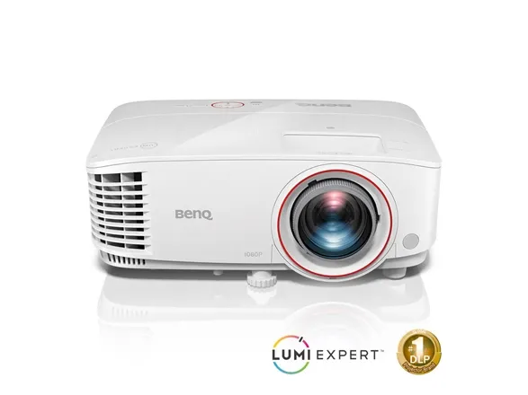 BenQ TH671ST - DLP-projektor - bærbar - 3D - 3000 ANSI lumens - Full HD (1920 x 1080) - 16:9 - 1080p - kort kast fikseret objektiv