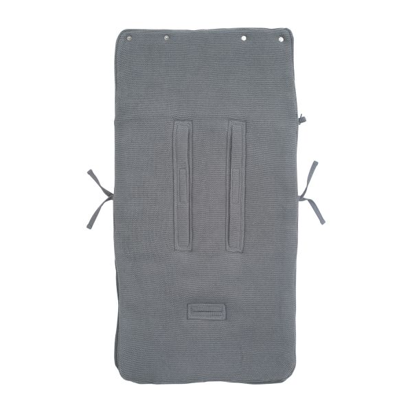 Jollein Basic Knit Voetenzak Stone Greyy