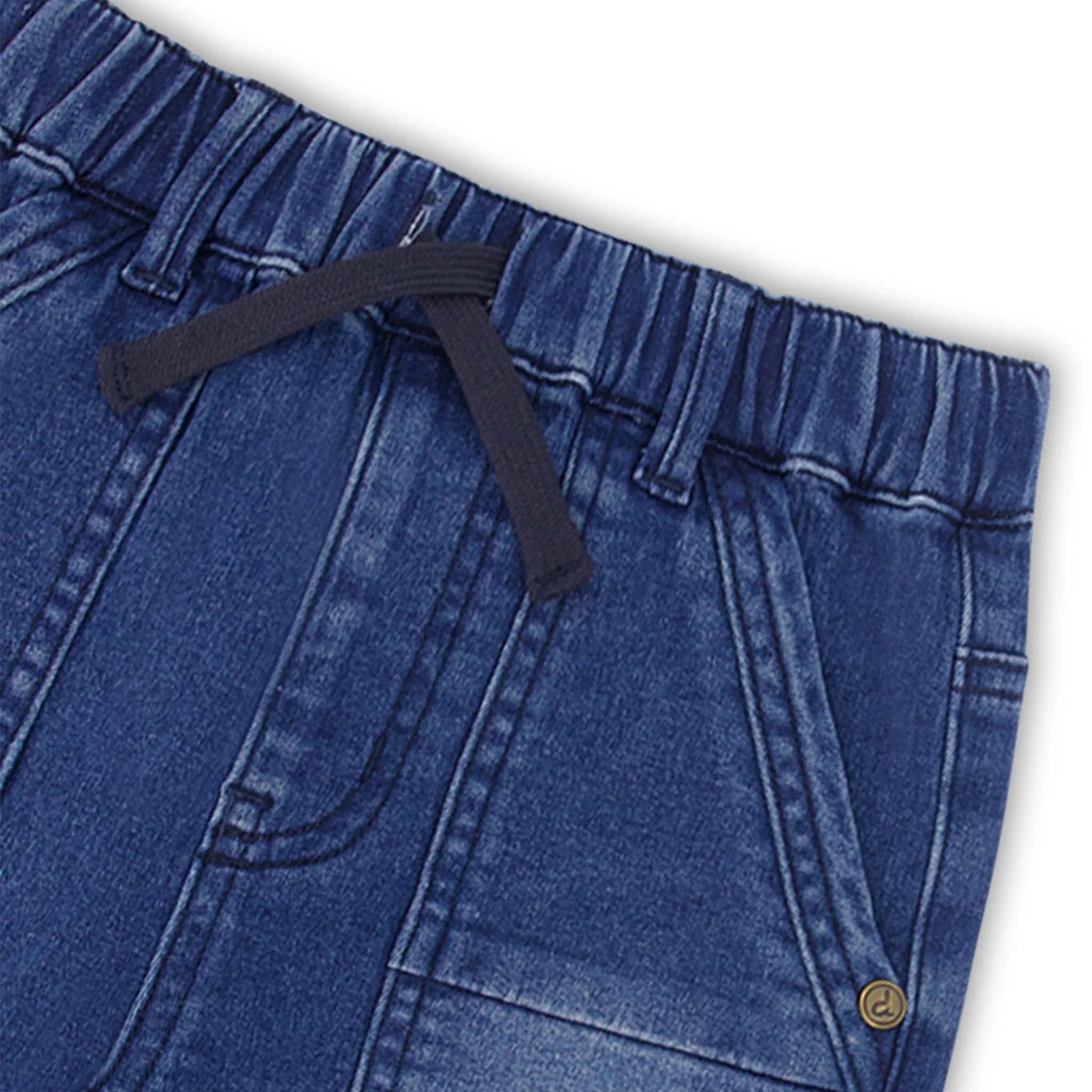 Deux par Deux Short Denim Basique 3-6ans