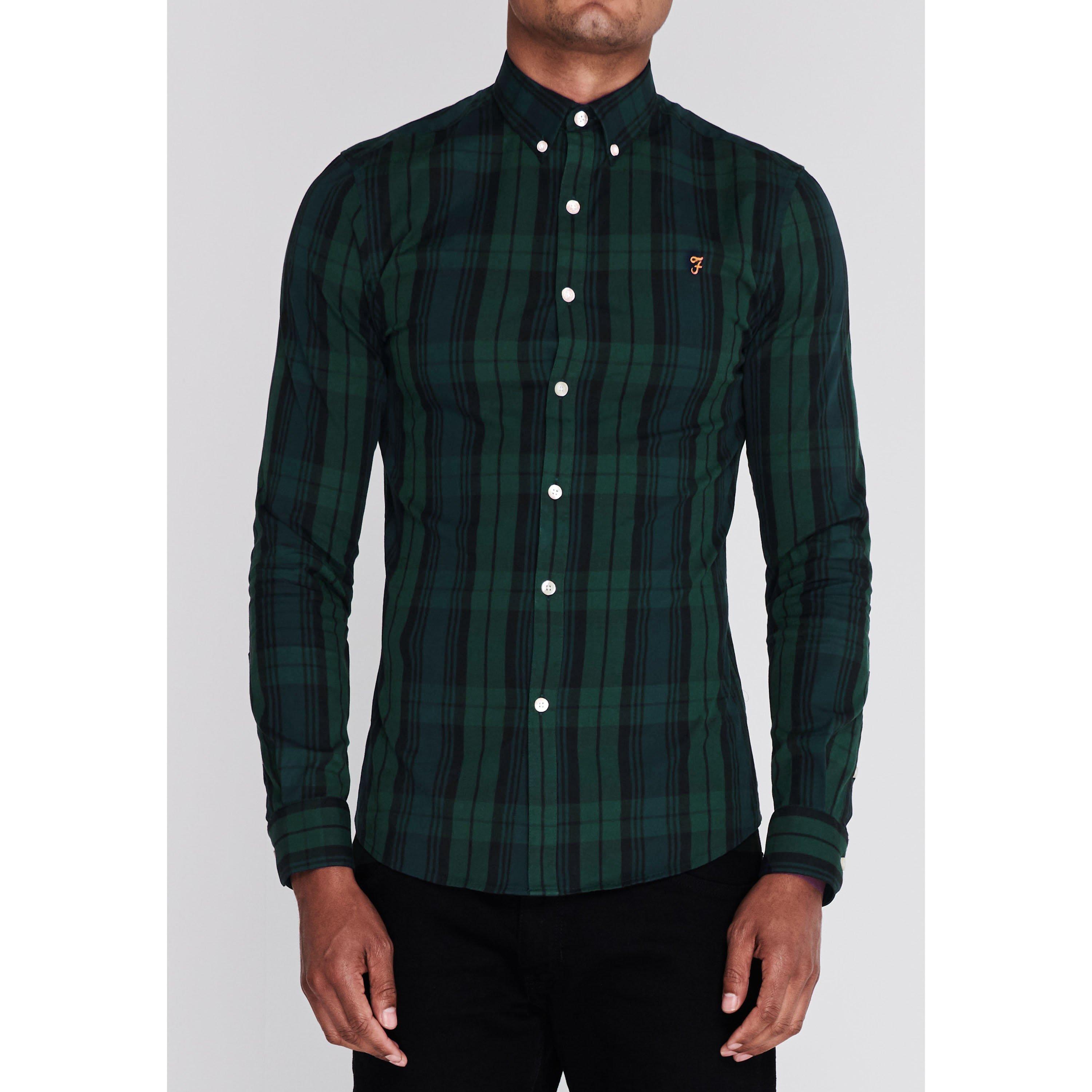 Farah Brewer Checked Shirt