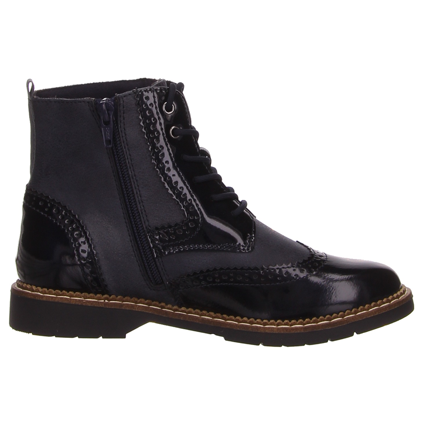 s.Oliver Stiefeletten navyblau blau