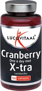 Lucovitaal Cranberry met X-tra Lactobacillus Capsules 120CP