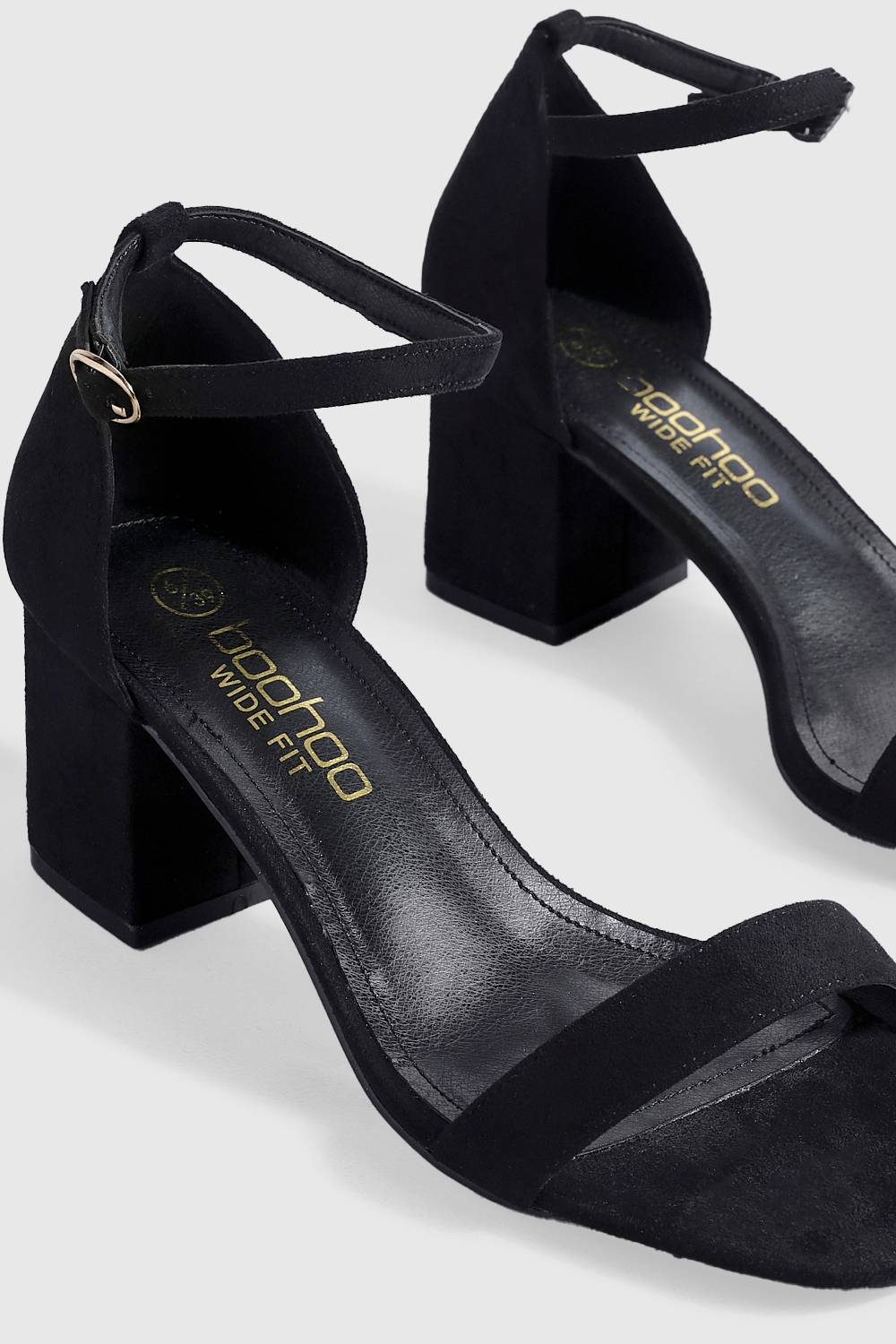 boohoo Talons à large chaussant, à bloc bas, quasi invisibles