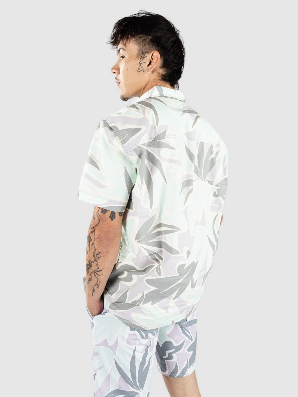 O'Neill Og Eco S/Slv Standard Seafoam Shirt seafoam white