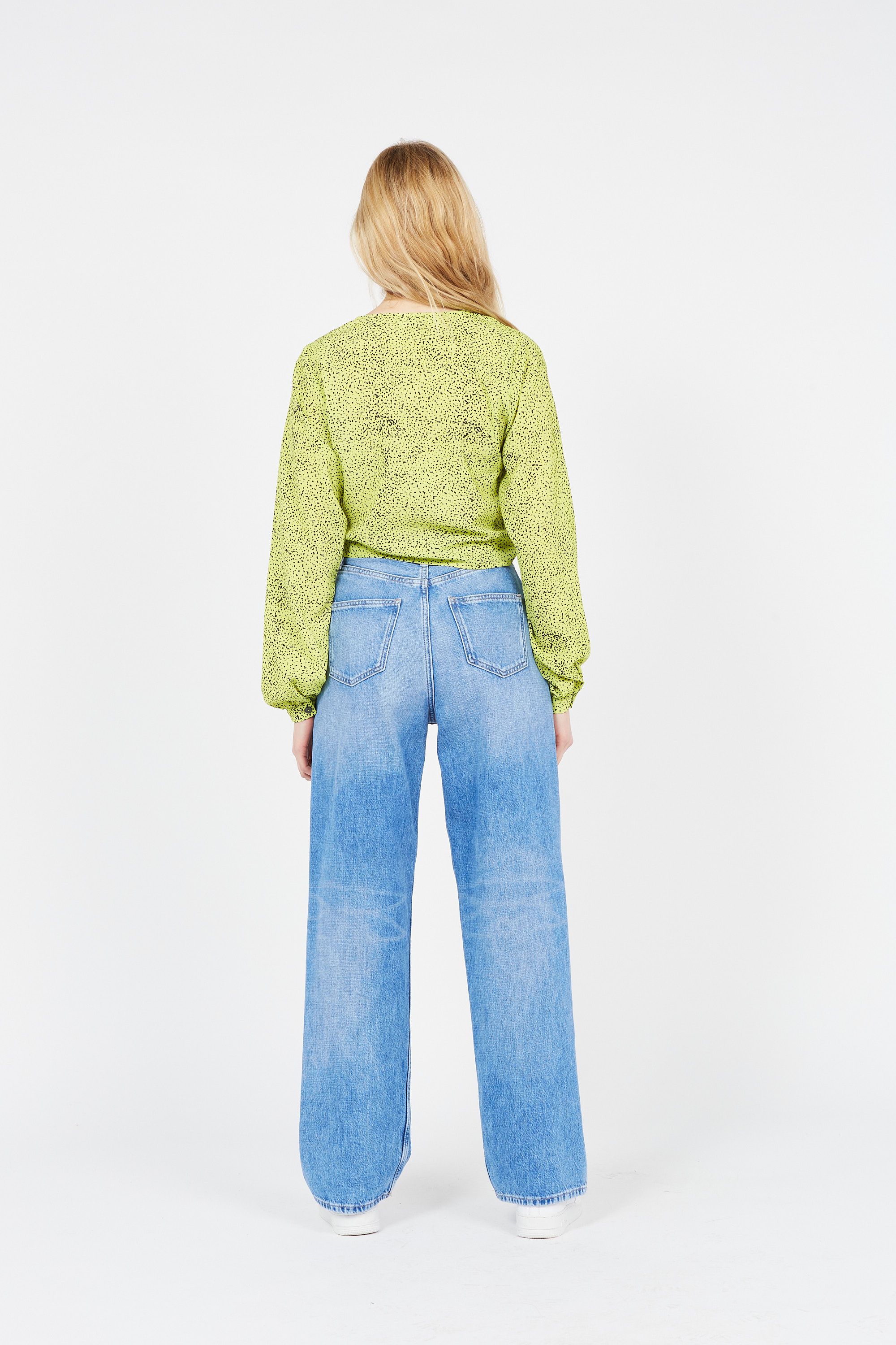 NOISY MAY Top Jaune