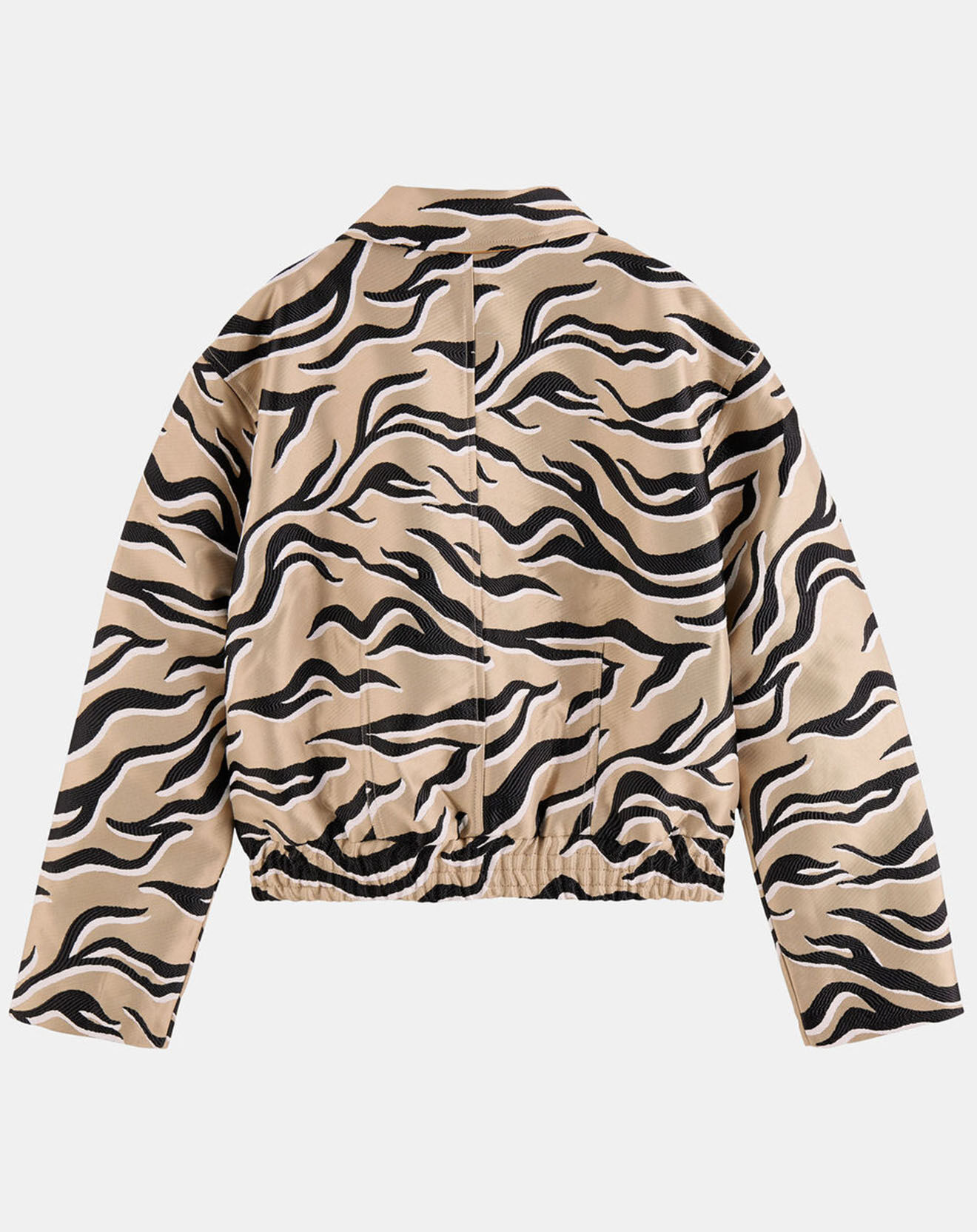 Scotch & Soda Veste courte Animal beige/noir