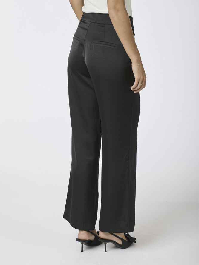Neo Noir Debra Heavy Sateen Pants Black