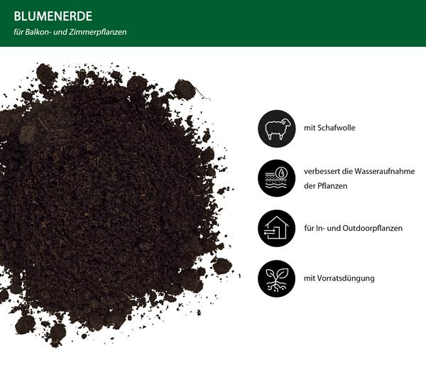 Dehner Premium Blumenerde, 120 x 20 Liter
