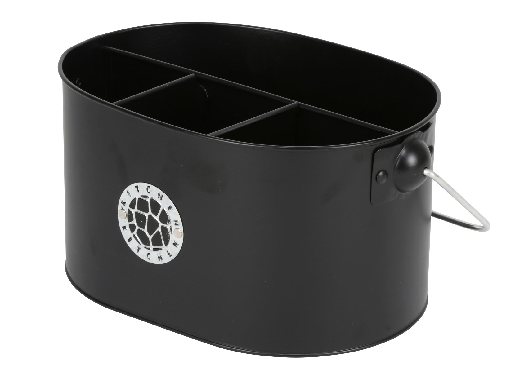 Besteckhalter Black-Line aus Metall 28x13x19cm
